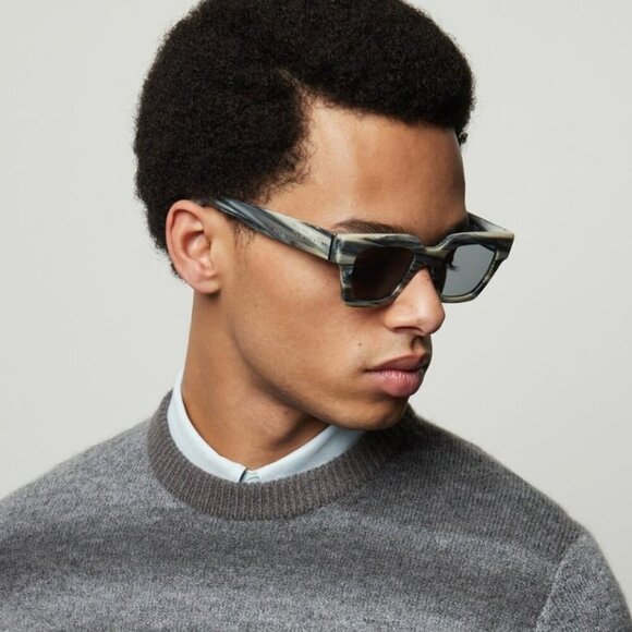 D&G DG4413 342887 BRAND NEW Sunglasses Grey Marble Grey Square Unisex - Picture 5 of 11